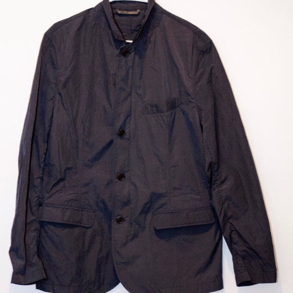 Massimo Dutti Charcoal Windbreaker Jacket